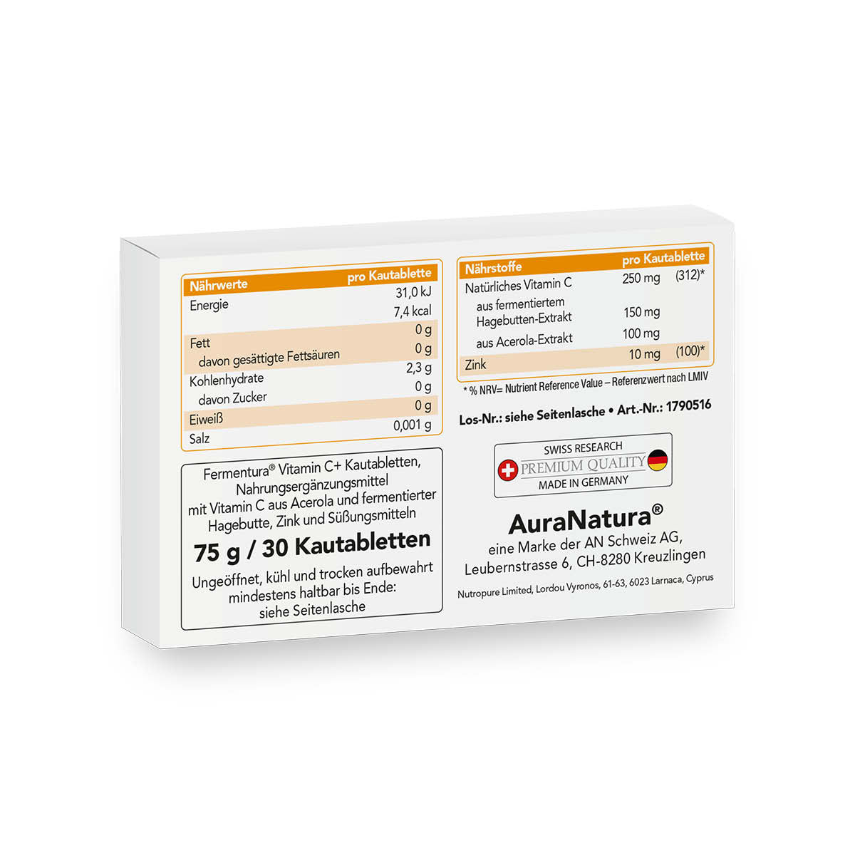 Produktbild von Fermentura® Vitamin C+