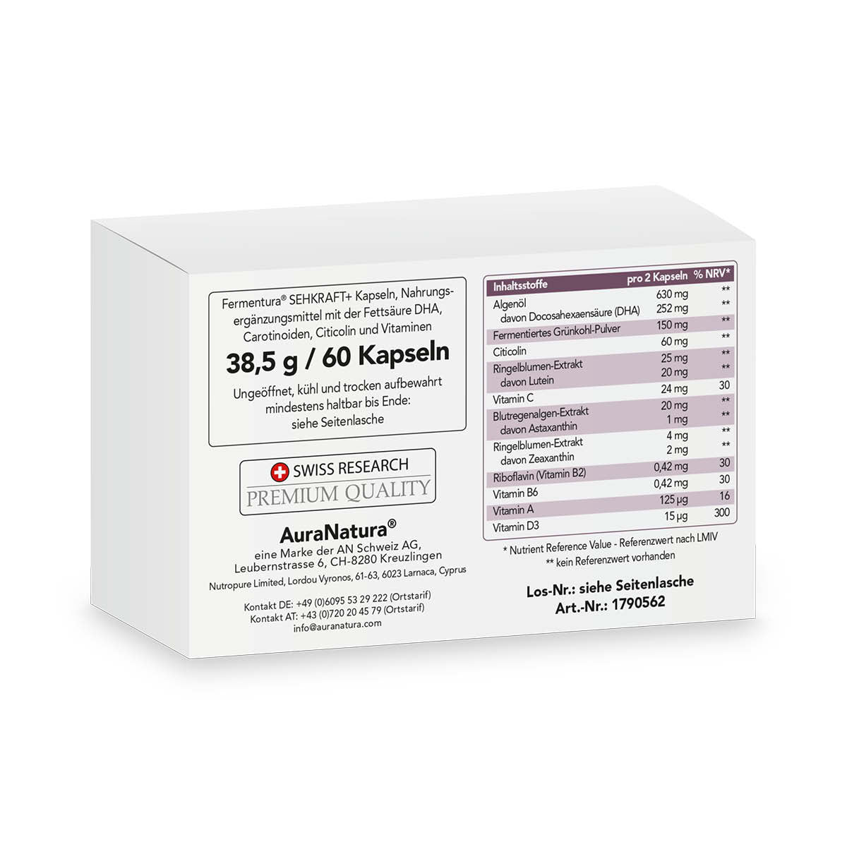 Produktbild von Fermentura® Sehkraft+