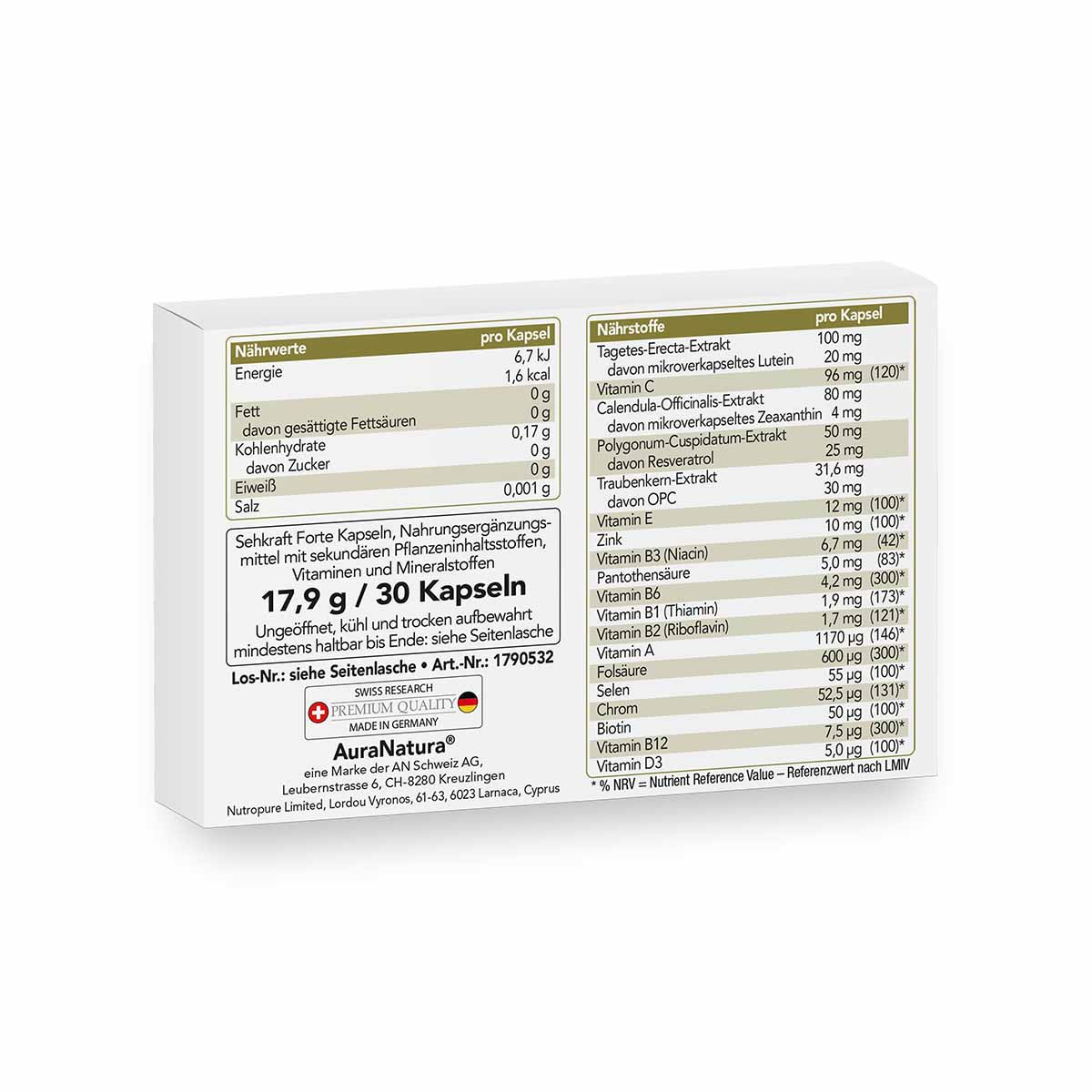 Produktbild von Sehkraft Forte