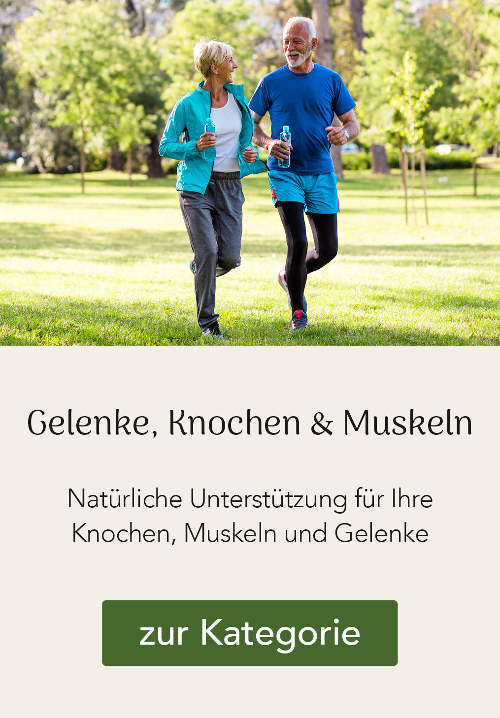älteres Ehepaar beim Joggen 